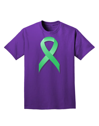 Celiac Disease Awareness Ribbon - Light Green Adult Dark T-Shirt-Mens T-Shirt-TooLoud-Purple-Small-Davson Sales