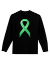 Celiac Disease Awareness Ribbon - Light Green Adult Long Sleeve Dark T-Shirt-TooLoud-Black-Small-Davson Sales