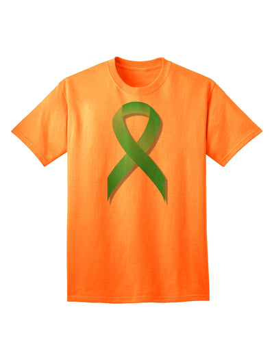 Celiac Disease Awareness Ribbon - Light Green Adult T-Shirt-Mens T-Shirt-TooLoud-Neon-Orange-Small-Davson Sales