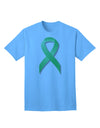 Celiac Disease Awareness Ribbon - Light Green Adult T-Shirt-Mens T-Shirt-TooLoud-Aquatic-Blue-Small-Davson Sales