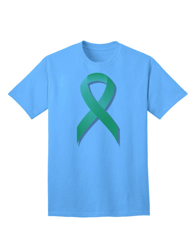 Celiac Disease Awareness Ribbon - Light Green Adult T-Shirt-Mens T-Shirt-TooLoud-Aquatic-Blue-Small-Davson Sales