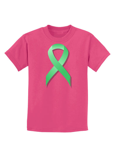 Celiac Disease Awareness Ribbon - Light Green Childrens Dark T-Shirt-Childrens T-Shirt-TooLoud-Sangria-X-Small-Davson Sales