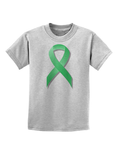 Celiac Disease Awareness Ribbon - Light Green Childrens T-Shirt-Childrens T-Shirt-TooLoud-AshGray-X-Small-Davson Sales