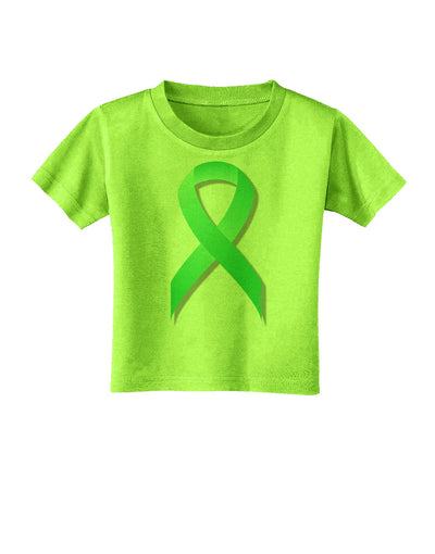 Celiac Disease Awareness Ribbon - Light Green Toddler T-Shirt-Toddler T-Shirt-TooLoud-Lime-Green-2T-Davson Sales