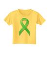 Celiac Disease Awareness Ribbon - Light Green Toddler T-Shirt-Toddler T-Shirt-TooLoud-Yellow-2T-Davson Sales