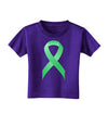 Celiac Disease Awareness Ribbon - Light Green Toddler T-Shirt Dark-Toddler T-Shirt-TooLoud-Purple-2T-Davson Sales