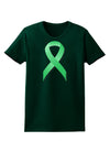 Celiac Disease Awareness Ribbon - Light Green Womens Dark T-Shirt-TooLoud-Forest-Green-Small-Davson Sales