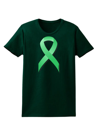 Celiac Disease Awareness Ribbon - Light Green Womens Dark T-Shirt-TooLoud-Forest-Green-Small-Davson Sales