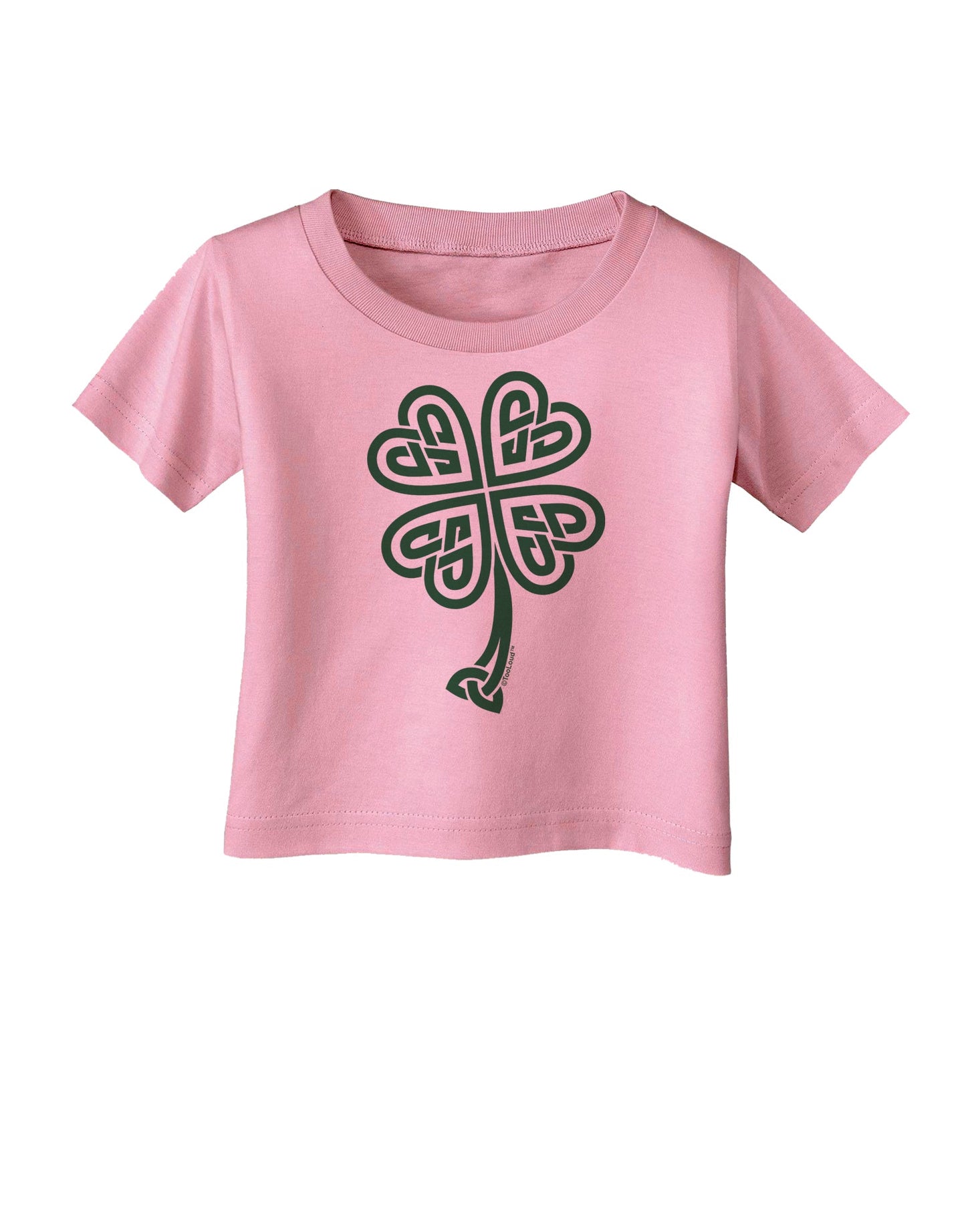 Celtic Knot 4 Leaf Clover St Patricks Infant T-Shirt-Infant T-Shirt-TooLoud-Candy-Pink-06-Months-Davson Sales