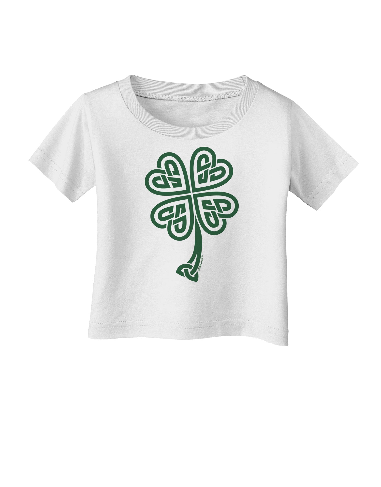 Celtic Knot 4 Leaf Clover St Patricks Infant T-Shirt-Infant T-Shirt-TooLoud-White-06-Months-Davson Sales