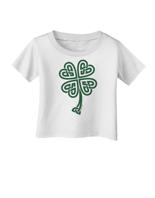 Celtic Knot 4 Leaf Clover St Patricks Infant T-Shirt-Infant T-Shirt-TooLoud-White-06-Months-Davson Sales