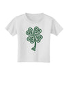 Celtic Knot 4 Leaf Clover St Patricks Toddler T-Shirt-Toddler T-Shirt-TooLoud-White-2T-Davson Sales