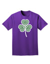 Celtic Knot Irish Shamrock Adult Dark T-Shirt-Mens T-Shirt-TooLoud-Purple-Small-Davson Sales