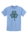 Celtic Knot Irish Shamrock Childrens T-Shirt-Childrens T-Shirt-TooLoud-Light-Blue-X-Small-Davson Sales