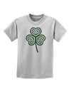 Celtic Knot Irish Shamrock Childrens T-Shirt-Childrens T-Shirt-TooLoud-AshGray-X-Small-Davson Sales