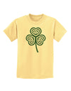 Celtic Knot Irish Shamrock Childrens T-Shirt-Childrens T-Shirt-TooLoud-Daffodil-Yellow-X-Small-Davson Sales