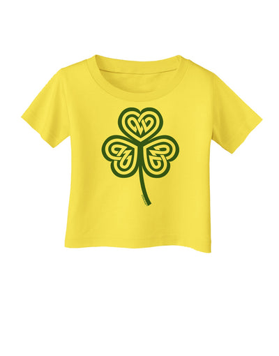 Celtic Knot Irish Shamrock Infant T-Shirt-Infant T-Shirt-TooLoud-Yellow-06-Months-Davson Sales