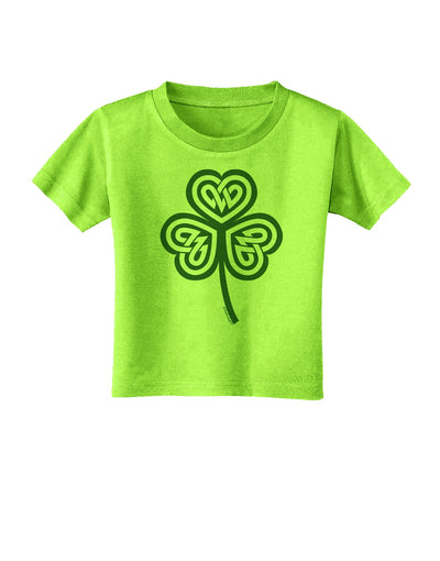 Celtic Knot Irish Shamrock Toddler T-Shirt-Toddler T-Shirt-TooLoud-Lime-Green-2T-Davson Sales