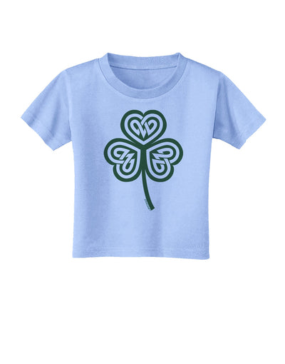 Celtic Knot Irish Shamrock Toddler T-Shirt-Toddler T-Shirt-TooLoud-Aquatic-Blue-2T-Davson Sales