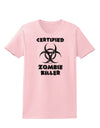 Certified Zombie Killer - Biohazard Womens T-Shirt by TooLoud-Womens T-Shirt-TooLoud-PalePink-X-Small-Davson Sales