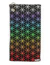 Chakra Colors Flower of Life Micro Terry Gromet Golf Towel 15 x 22 Inch All Over Print-Golf Towel-TooLoud-White-Davson Sales