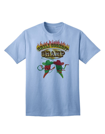 Champion Edition: Cowboy Chili Cookoff - Adult T-Shirt-Mens T-shirts-TooLoud-Light-Blue-Small-Davson Sales