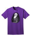 Charles Darwin Black and White Adult Dark T-Shirt by TooLoud-Mens T-Shirt-TooLoud-Purple-Small-Davson Sales