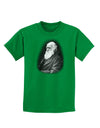 Charles Darwin Black and White Childrens Dark T-Shirt by TooLoud-Childrens T-Shirt-TooLoud-Kelly-Green-X-Small-Davson Sales