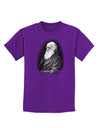 Charles Darwin Black and White Childrens Dark T-Shirt by TooLoud-Childrens T-Shirt-TooLoud-Purple-X-Small-Davson Sales