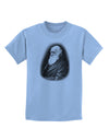 Charles Darwin Black and White Childrens T-Shirt by TooLoud-Childrens T-Shirt-TooLoud-Light-Blue-X-Small-Davson Sales