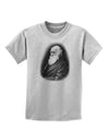 Charles Darwin Black and White Childrens T-Shirt by TooLoud-Childrens T-Shirt-TooLoud-AshGray-X-Small-Davson Sales