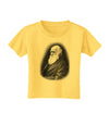 Charles Darwin Black and White Toddler T-Shirt by TooLoud-Toddler T-Shirt-TooLoud-Yellow-2T-Davson Sales