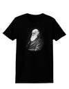 Charles Darwin Black and White Womens Dark T-Shirt by TooLoud-Womens T-Shirt-TooLoud-Black-X-Small-Davson Sales