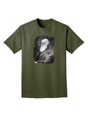 Charles Darwin In Space Adult Dark T-Shirt by TooLoud-Mens T-Shirt-TooLoud-Military-Green-Small-Davson Sales