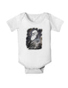 Charles Darwin In Space Baby Romper Bodysuit by TooLoud-Baby Romper-TooLoud-White-06-Months-Davson Sales