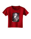 Charles Darwin In Space Toddler T-Shirt Dark by TooLoud-Toddler T-Shirt-TooLoud-Red-2T-Davson Sales