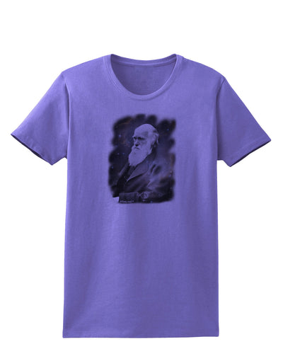 Charles Darwin In Space Womens T-Shirt by TooLoud-Womens T-Shirt-TooLoud-Violet-X-Small-Davson Sales