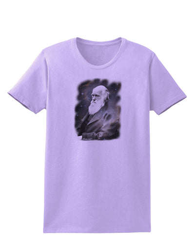 Charles Darwin In Space Womens T-Shirt by TooLoud-Womens T-Shirt-TooLoud-Lavender-X-Small-Davson Sales