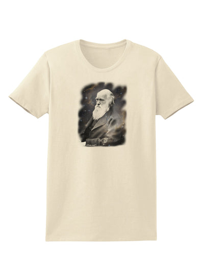 Charles Darwin In Space Womens T-Shirt by TooLoud-Womens T-Shirt-TooLoud-Natural-X-Small-Davson Sales