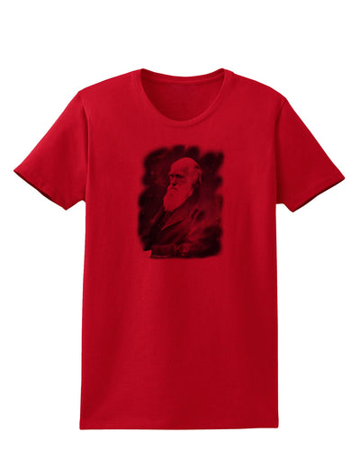 Charles Darwin In Space Womens T-Shirt by TooLoud-Womens T-Shirt-TooLoud-Red-X-Small-Davson Sales