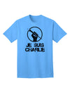 Charlie Adult T-Shirt - Show Your Support with Style-Mens T-shirts-TooLoud-Aquatic-Blue-Small-Davson Sales