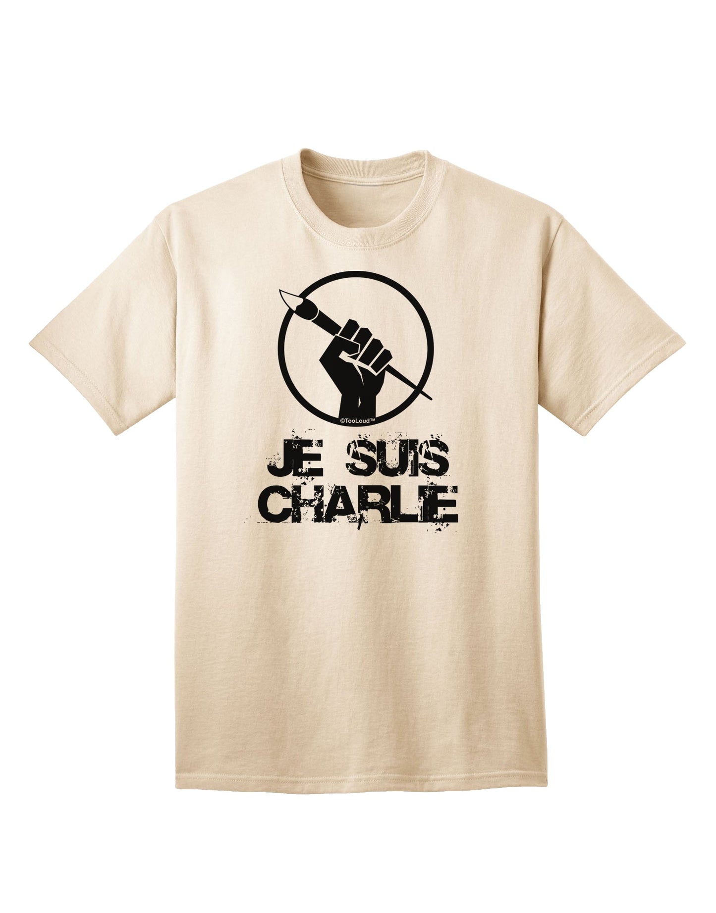Charlie Adult T-Shirt - Show Your Support with Style-Mens T-shirts-TooLoud-Natural-Small-Davson Sales