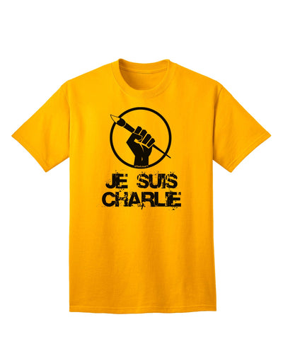 Charlie Adult T-Shirt - Show Your Support with Style-Mens T-shirts-TooLoud-Gold-Small-Davson Sales