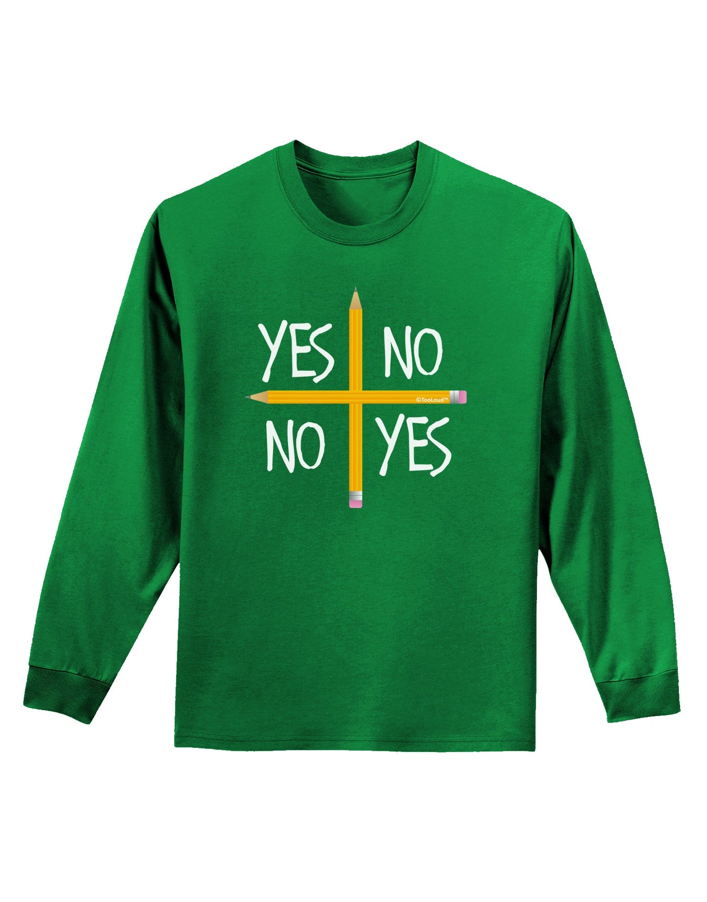 Charlie Charlie Challenge Adult Long Sleeve Dark T-Shirt-TooLoud-Kelly-Green-Small-Davson Sales
