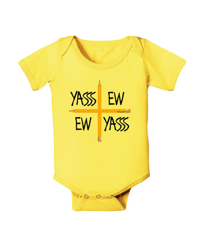 Charlie Charlie Challenge - Funny Baby Romper Bodysuit-Baby Romper-TooLoud-Yellow-06-Months-Davson Sales