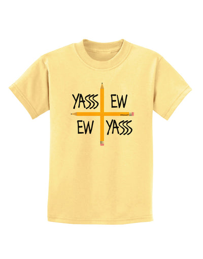 Charlie Charlie Challenge - Funny Childrens T-Shirt-Childrens T-Shirt-TooLoud-Daffodil-Yellow-X-Small-Davson Sales