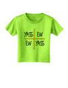 Charlie Charlie Challenge - Funny Toddler T-Shirt-Toddler T-Shirt-TooLoud-Lime-Green-2T-Davson Sales