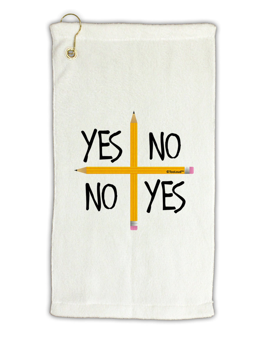 Charlie Charlie Challenge Micro Terry Gromet Golf Towel 16 x 25 inch-Golf Towel-TooLoud-White-Davson Sales