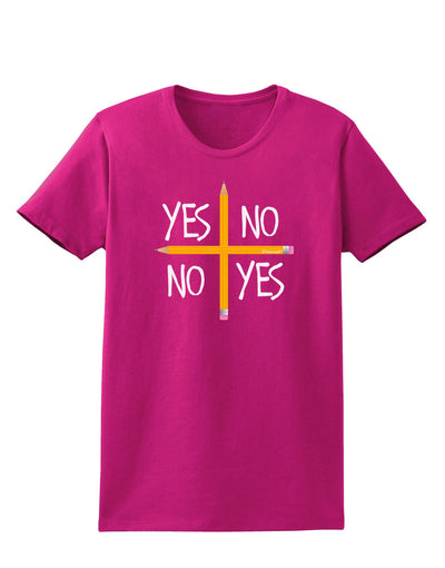 Charlie Charlie Challenge Womens Dark T-Shirt-TooLoud-Hot-Pink-Small-Davson Sales