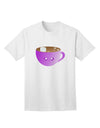 Charming Adult T-Shirt: Hot Cocoa Christmas Edition - Perfect for Festive Season Wear-Mens T-shirts-TooLoud-White-Small-Davson Sales